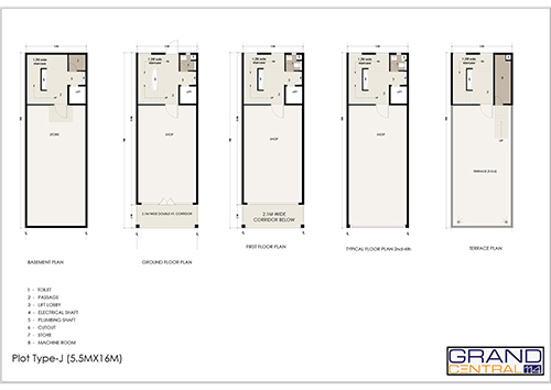 Grand Central 114 Floor Plans